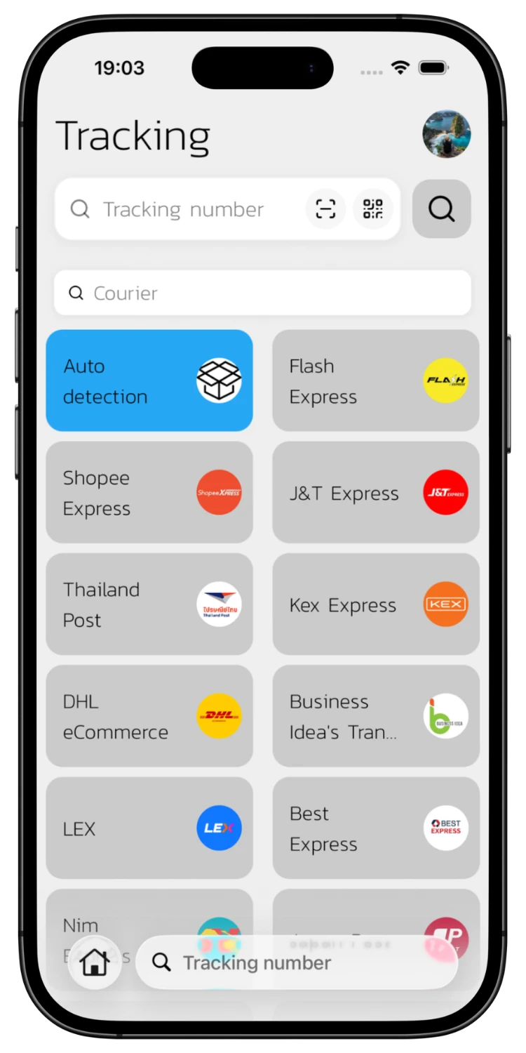 Select a Courier