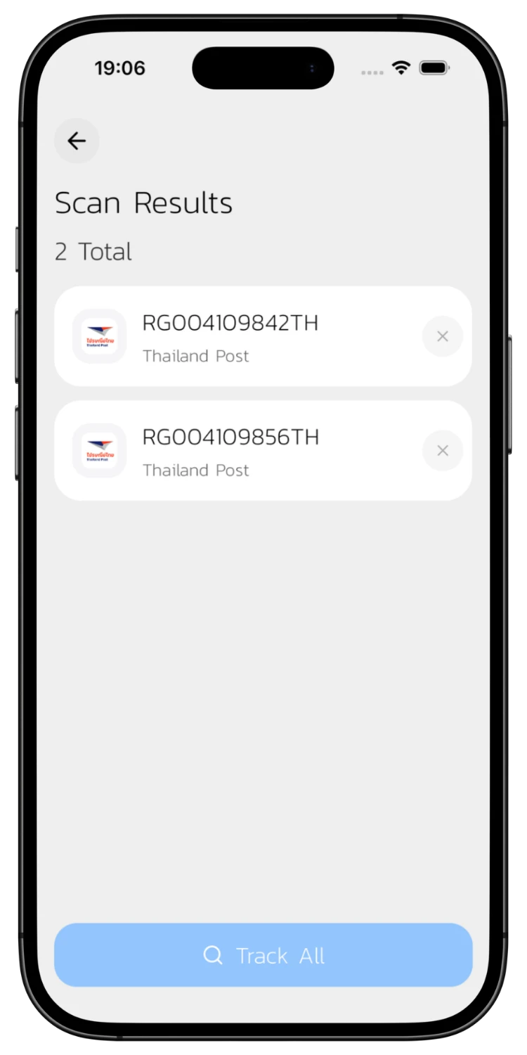 View Scan Results & Track All